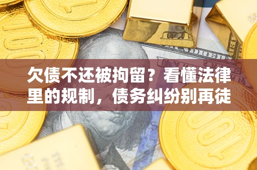 北京欠债不还被拘留？看懂法律里的规制，债务纠纷别再徒劳奔波