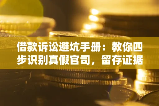 北京借款诉讼避坑手册：教你四步识别真假官司，留存证据不踩雷