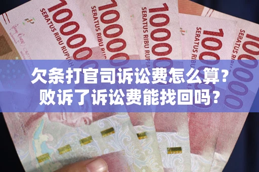 北京欠条打官司诉讼费怎么算？败诉了诉讼费能找回吗？