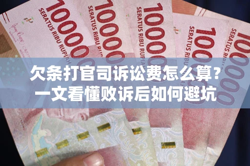 北京欠条打官司诉讼费怎么算？一文看懂败诉后如何避坑