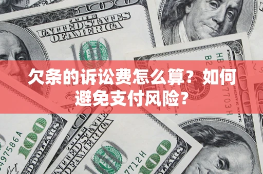 北京欠条的诉讼费怎么算？如何避免支付风险？